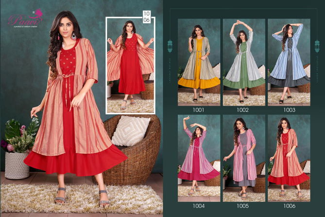 Kimaya By Paavi 1001 To 1006 Designer Kurtis Suppliers In India
